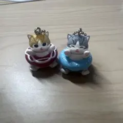 モフサンドmofusand ドーナツにゃんマスコットキーホルダー 2個セット