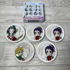ワンピース　一番くじ　陶器コースター　5個セット