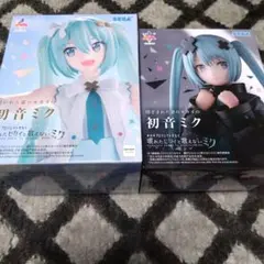 壊れたセカイと歌えないミク　フィギュア　2体　開かれた　閉ざされた窓のセカイ