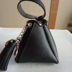 BARCOS キーケース 三角形 ブラック
