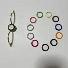 GUCCI チェンジベゼル 腕時計 12色 電池交換済み