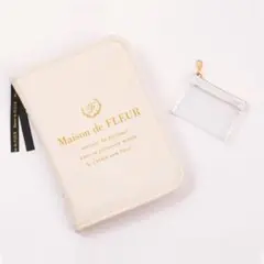 ♡Maison de FLEUR BOOKマルチケース　アイボリー♡