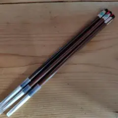 レトロ 木製書道 毛筆 3本セット 中国 江南 極品勾線