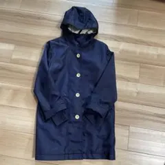 レインコート風　フード付き ネイビー　ジャンパー