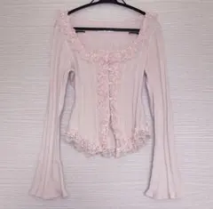 SNIDEL(スナイデル)Sustainableフリルニットプルオーバー