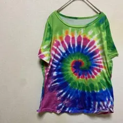 タイダイ柄 半袖Tシャツ カラフル