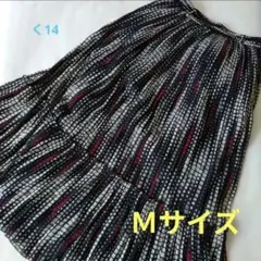 【レディース】Ｍサイズ　ティアードロングスカート