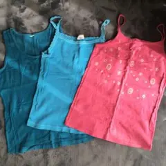 キャミソール・タンクトップ3点セット
