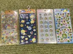ウサハナ　ドロップジェリー　キラコロおはじき　キャンディグリッターステッカー