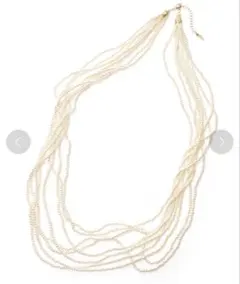 【ほぼ未使用】SHIPS ネックレス パール ロング