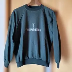 90s 古着 TRUSSARDI トレーナー ヴィンテージ　イタリア製　M