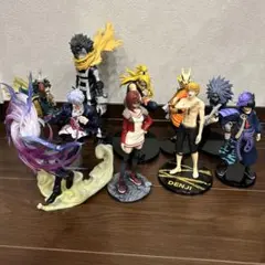 緑谷出久　デイダラ　ナルト　サスケ　デンジ　綾瀬桃　五条悟　フィギュアまとめ売り