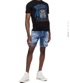 DSQUARED2ファイブポケットバミューダショーツ