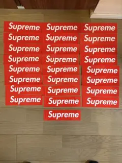 Supreme box logo ロゴステッカー 25枚
