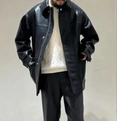 24AW BEAUTY&YOUTH別注 Schott レザー ダウンジャケット - メルカリ