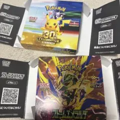 ポケモンカードゲーム 30th CELEBRATION ストームエメラルダ空箱