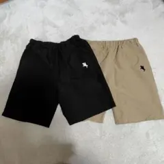 SHEIN ハーフパンツ ブラック ベージュ 2点セット　男の子