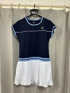 FILA テニスウェア VL2863 L ネイビー/ホワイト