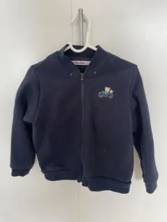 【値下げ】familiar ネイビー ジャケット 100cm