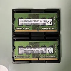 SK hynix ノートPC用メモリ 8GB PC4-3200AA 4GB×2のサムネイル