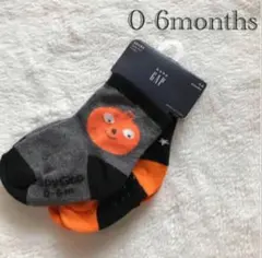 新品 babyGap ベビーソックス 2足セット 0-6ヶ月 ハロウィン 미사용