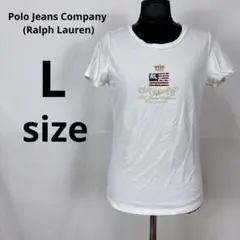 ポロジーンズ ラルフローレン Tシャツ L ホワイト スパンコールインパクト21のサムネイル