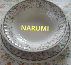 NARUMI花柄、皿とボウル