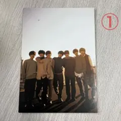 なにわ男子フォトカード（藤原丈一郎長尾謙社高橋恭平道枝駿佑大橋和也西畑大吾）