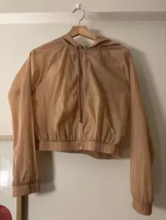 FOREVER 21 ベージュ フード付きジャンパー