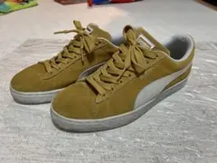 PUMA プーマ スエード スニーカー マスタード ユニセックス 27.5㌢