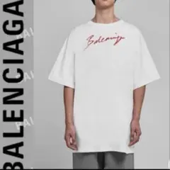 BALENCIAGA リップスティックSignature Logo TシャツXSのサムネイル