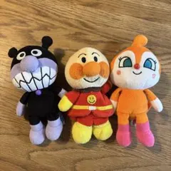 호빵맨 봉제인형 3체 세트