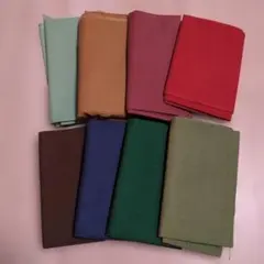 生地はぎれセット（8色無地）