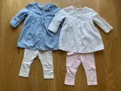 チュニック　ワンピース　レギンス　H&M 74センチ 6-9M まとめ売り