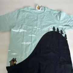 graniph ミントグリーン ブラック Tシャツ M