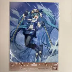 一番くじ雪ミク2026 クリアポスター