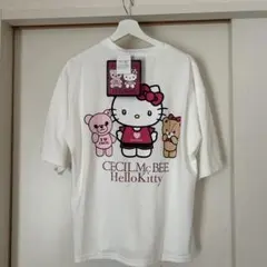 CECIL McBEE Hello Kitty Tシャツ Lホワイト