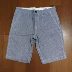 ダントン　DANTON　ショートパンツ　千鳥柄　36インチ　日本製のサムネイル