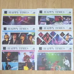 GLAY 会報誌 HAPPY TIMES 6冊セット