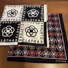 CLATHAS ハンカチ 2枚セット カメリア柄のサムネイル