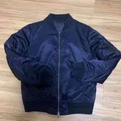 SHIPS JET BLUE MA-1ジャケット M ネイビー