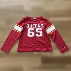 Champion 長袖カットソー 130 赤　チャンピオン