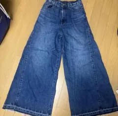 JEANASIS フレアデニムパンツ カットオフのサムネイル