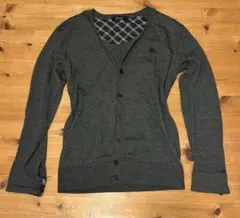 美品 Burberry バーバリー ブラックレーベル カーディガン サイズ2