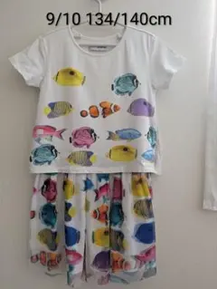 Desigual キッズ ワンピース 魚柄 9/10 134/140cmのサムネイル