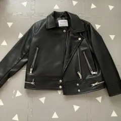 専用！！ ZARA ブラック ライダースジャケット 6（116）