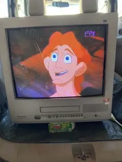 Panasonic テレビデオ 本体完全動作品！TH-21EV10！レトロゲーム