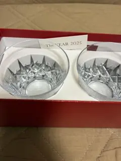 Baccarat カットクリスタルグラス 2025年モデル 2個セット
