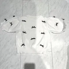GRL リボン半袖ニットのサムネイル