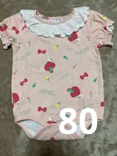 ベビー　ロンパース　キティちゃん　はらぺこあおむし　80cm
